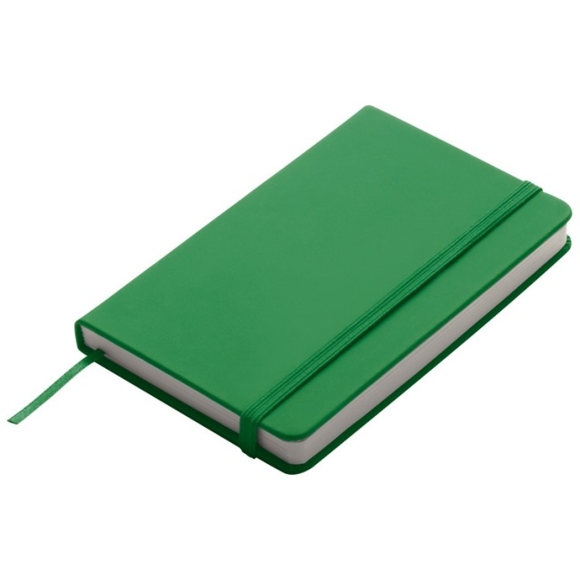 Logotrade promotional giveaways photo of: Notebook A6 Lübeck, green
