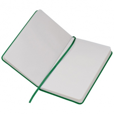 Logotrade promotional item picture of: Notebook A6 Lübeck, green