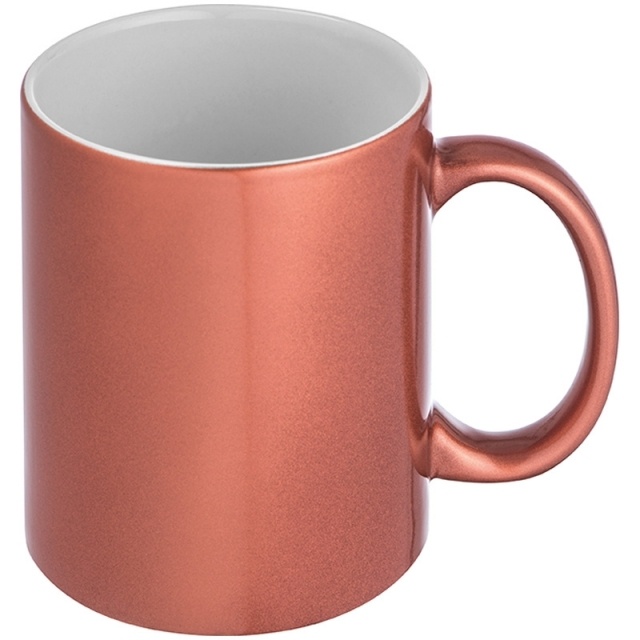 Logo trade promotional item photo of: Sublimation mug Alhambra, metallic red