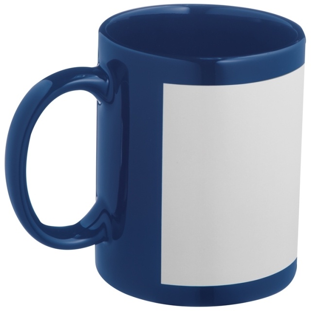 Logotrade promotional merchandise image of: Ceramic sublimation mug Montevideo, blue