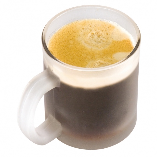 Logotrade promotional giveaways photo of: Glass coffee mug Geneva, transparent