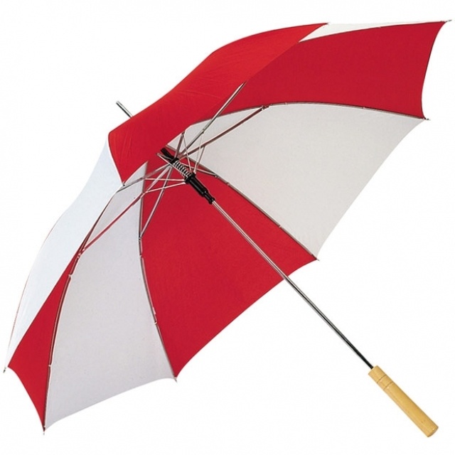 Logotrade promotional item picture of: Automatic umbrella 'Aix-en-Provence'  color red