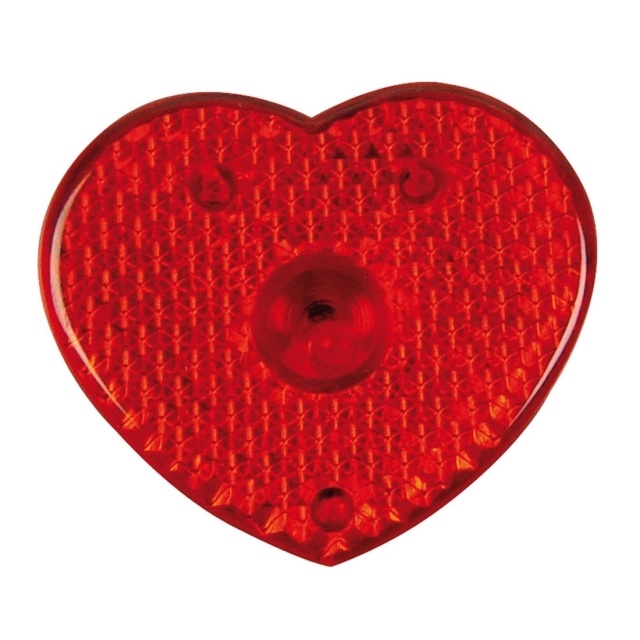 Logotrade promotional item picture of: Flashing light clip 'Cincinnati', red
