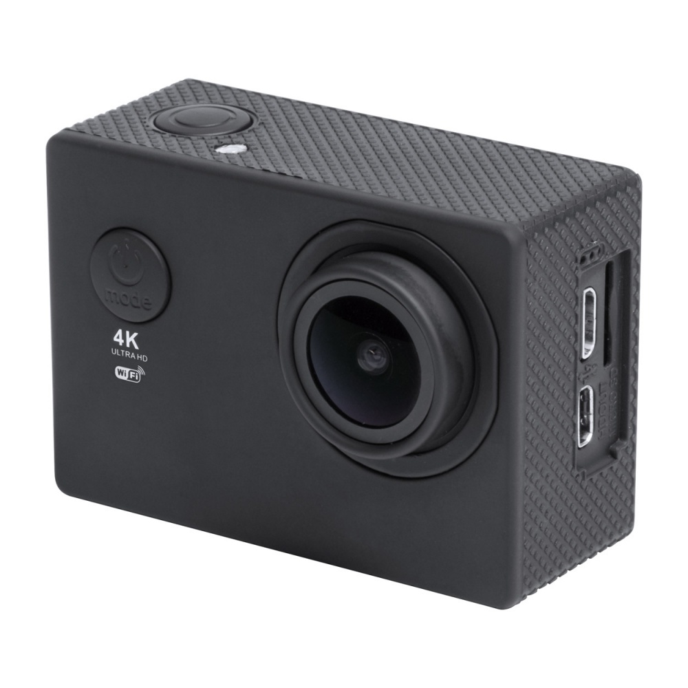 Logo trade corporate gifts picture of: Action camera 4K plastic black
