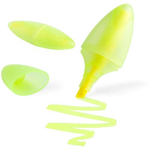 Logo trade promotional items picture of: Highlighter, yellow