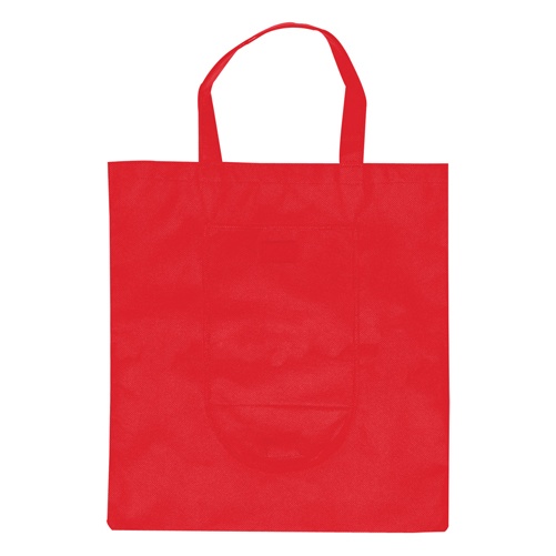 Logo trade advertising product photo of: Foldable shopping bag, red