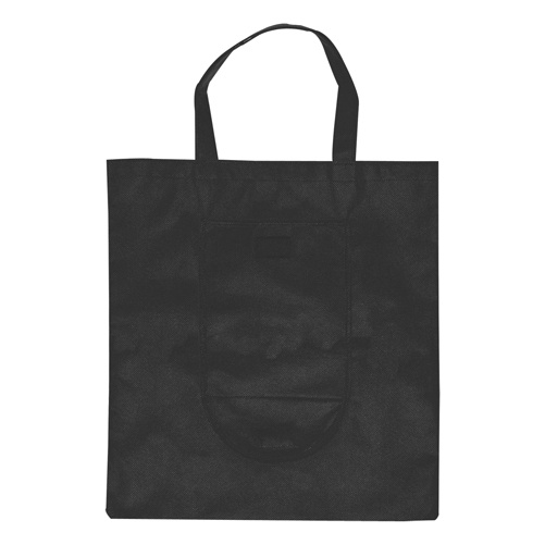 Logo trade promotional item photo of: Foldable shopping bag, black