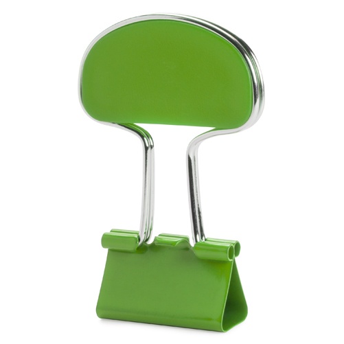 Logotrade promotional item picture of: Note clip, green