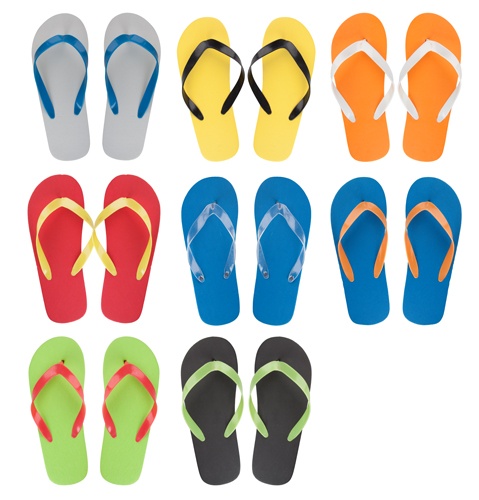 Logo trade promotional giveaway photo of: Colourful beach slippers