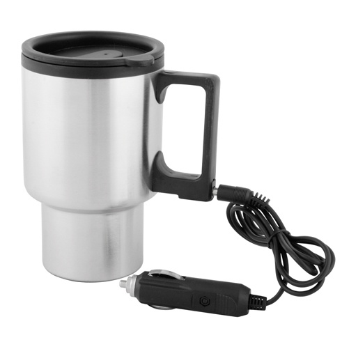 Logotrade promotional giveaway picture of: heatable thermo mug AP807913 black