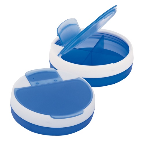 Logo trade promotional giveaway photo of: pillbox AP731910-06 blue