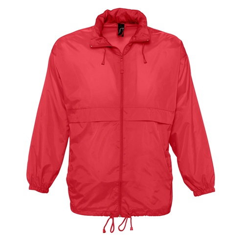 Logo trade promotional giveaway photo of: unisex jacket, red