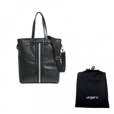 Logo trade corporate gifts picture of: Shopping bag Storia, black