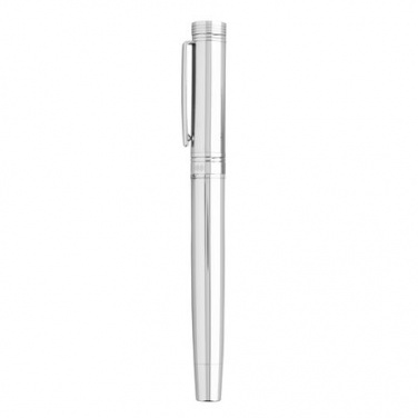 Logotrade promotional giveaway picture of: Rollerball pen Zoom Silver