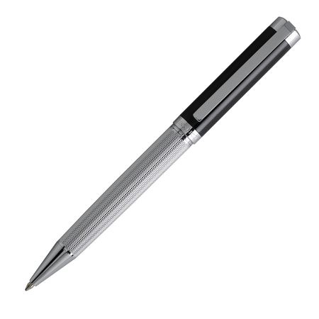 Logotrade promotional merchandise image of: Ballpoint pen Ciselé Chrome, grey