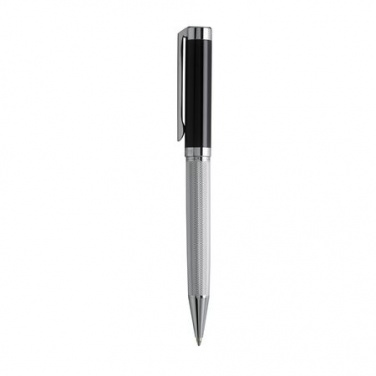 Logotrade promotional giveaway picture of: Ballpoint pen Ciselé Chrome, grey