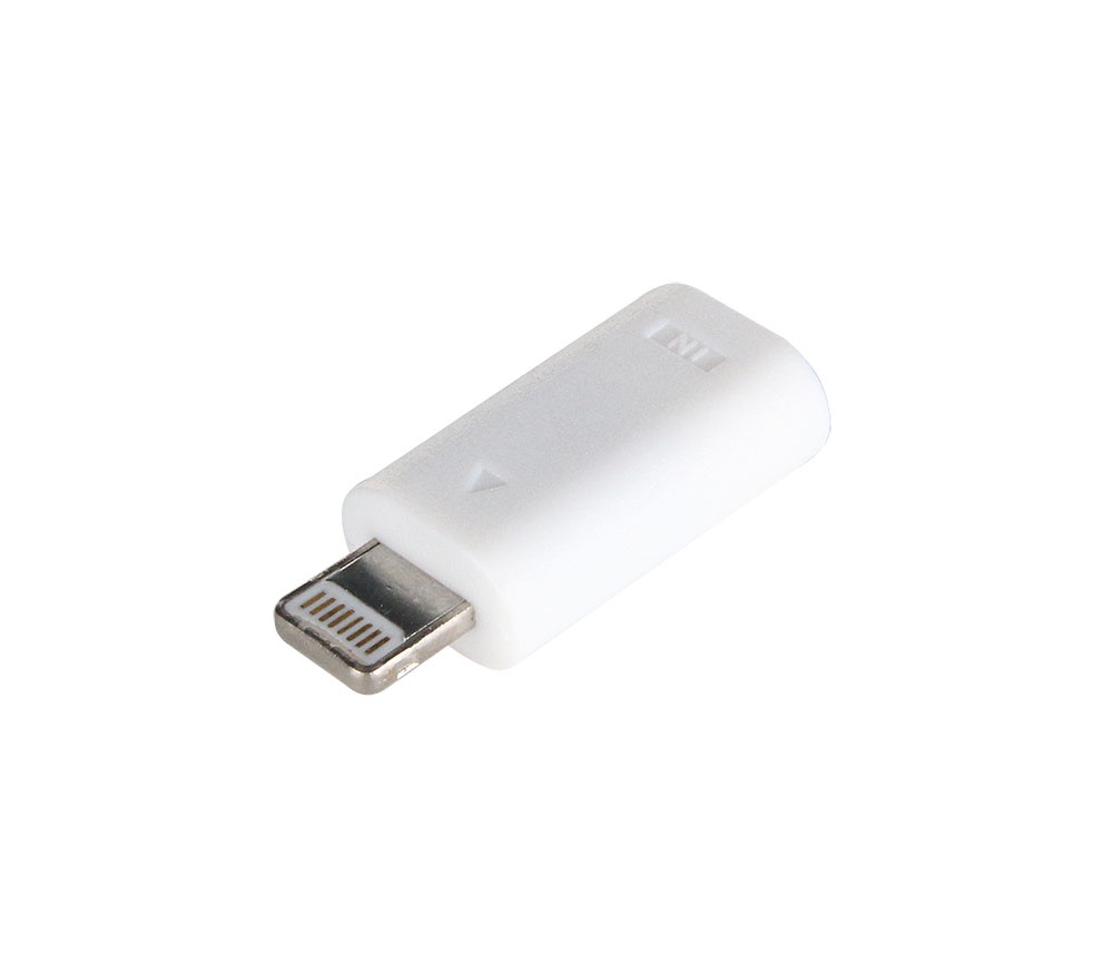 Logo trade corporate gifts image of: Adapter, white