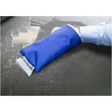 Logo trade advertising products picture of: Colt Ice Scraper with Glove, blue