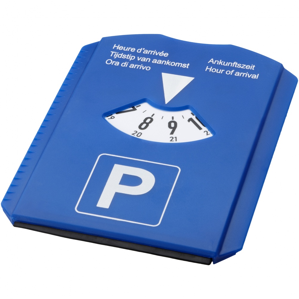 Logotrade business gifts photo of: 5-in-1 parking disk, blue