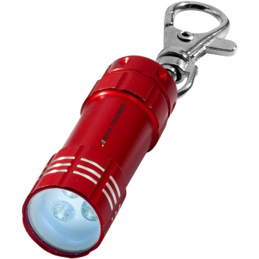 Logo trade promotional giveaways image of: Astro key light, red