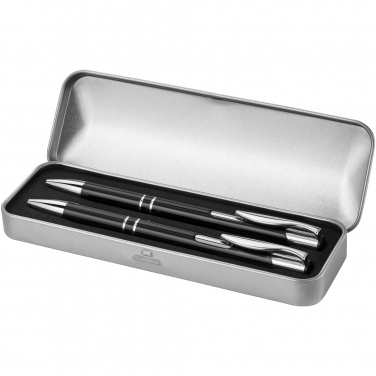 Logotrade promotional item image of: Dublin pen set, black