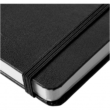 Logo trade promotional gift photo of: Executive A4 hard cover notebook, black