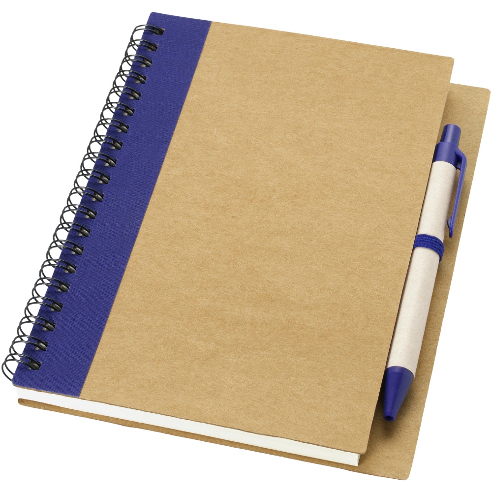 Logotrade promotional gift picture of: Priestly notebook with pen, blue