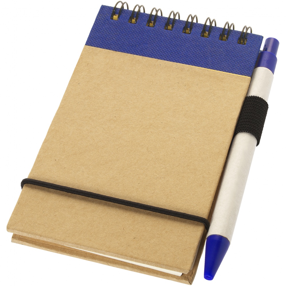 Logotrade promotional item image of: Zuse jotter with pen, blue