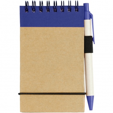 Logotrade advertising product picture of: Zuse jotter with pen, blue