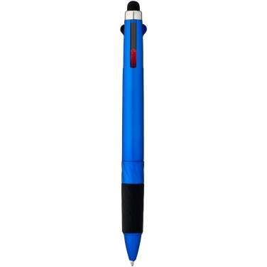 Logotrade corporate gift picture of: Burnie multi-ink stylus ballpoint pen, blue