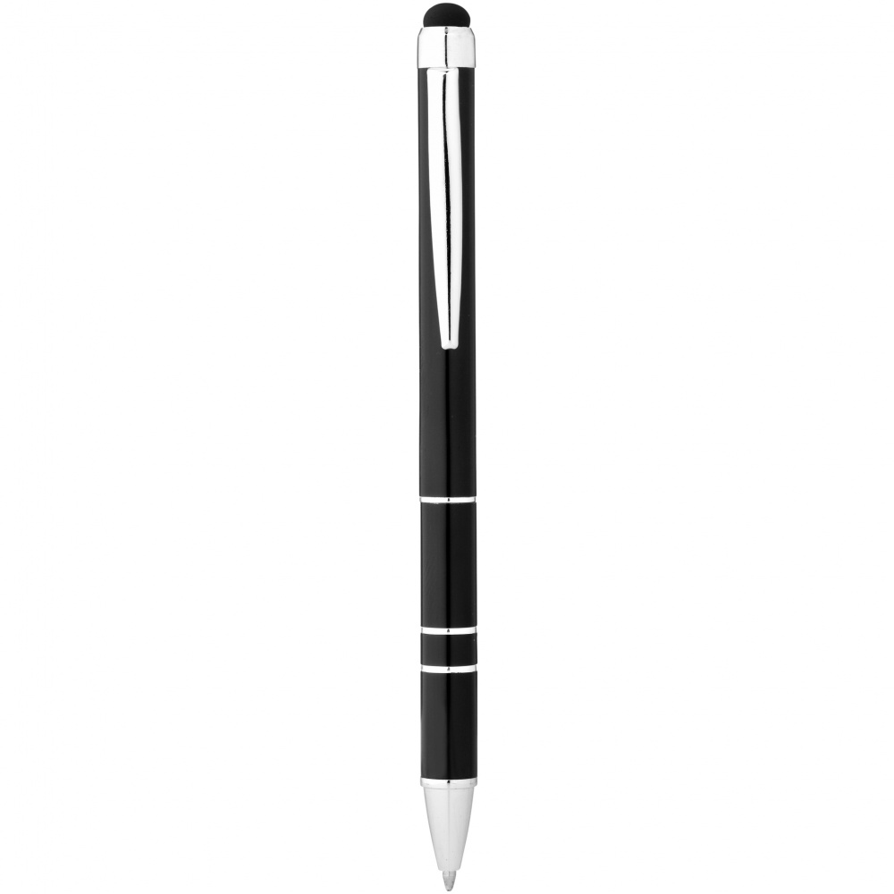 Logo trade promotional products picture of: Charleston stylus ballpoint pen, black