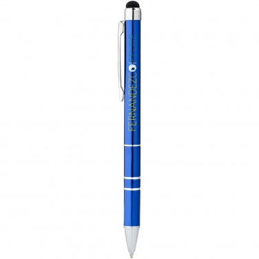 Logo trade advertising products picture of: Charleston stylus ballpoint pen, blue