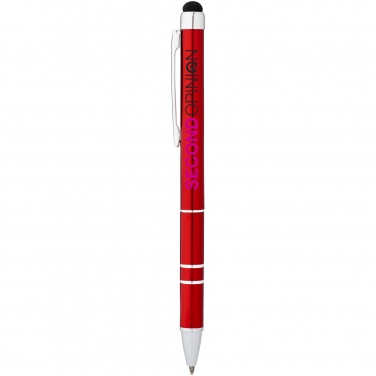 Logotrade promotional item picture of: Charleston stylus ballpoint pen, red