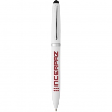 Logo trade advertising products image of: Brayden stylus ballpoint pen, white