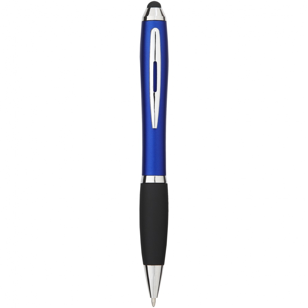 Logo trade promotional gift photo of: Nash Stylus Ballpoint Pen, blue