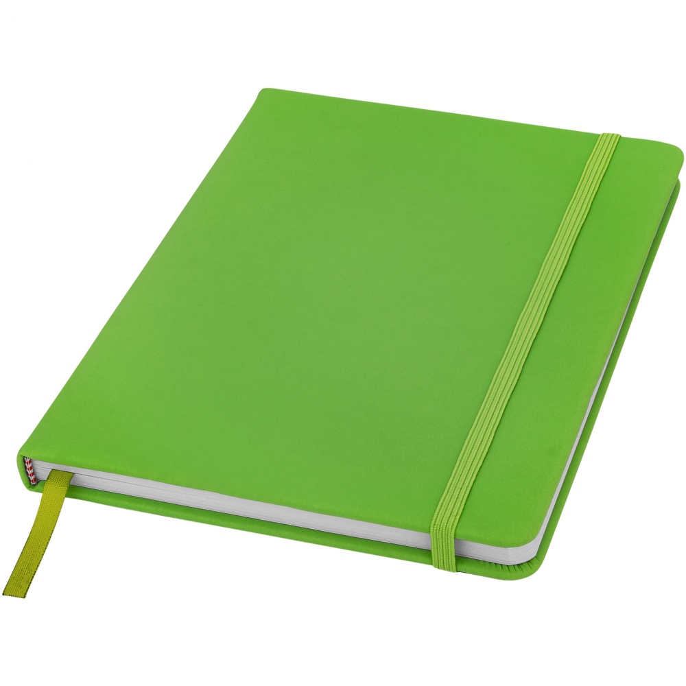 Logotrade promotional gift image of: Spectrum A5 Notebook, light green