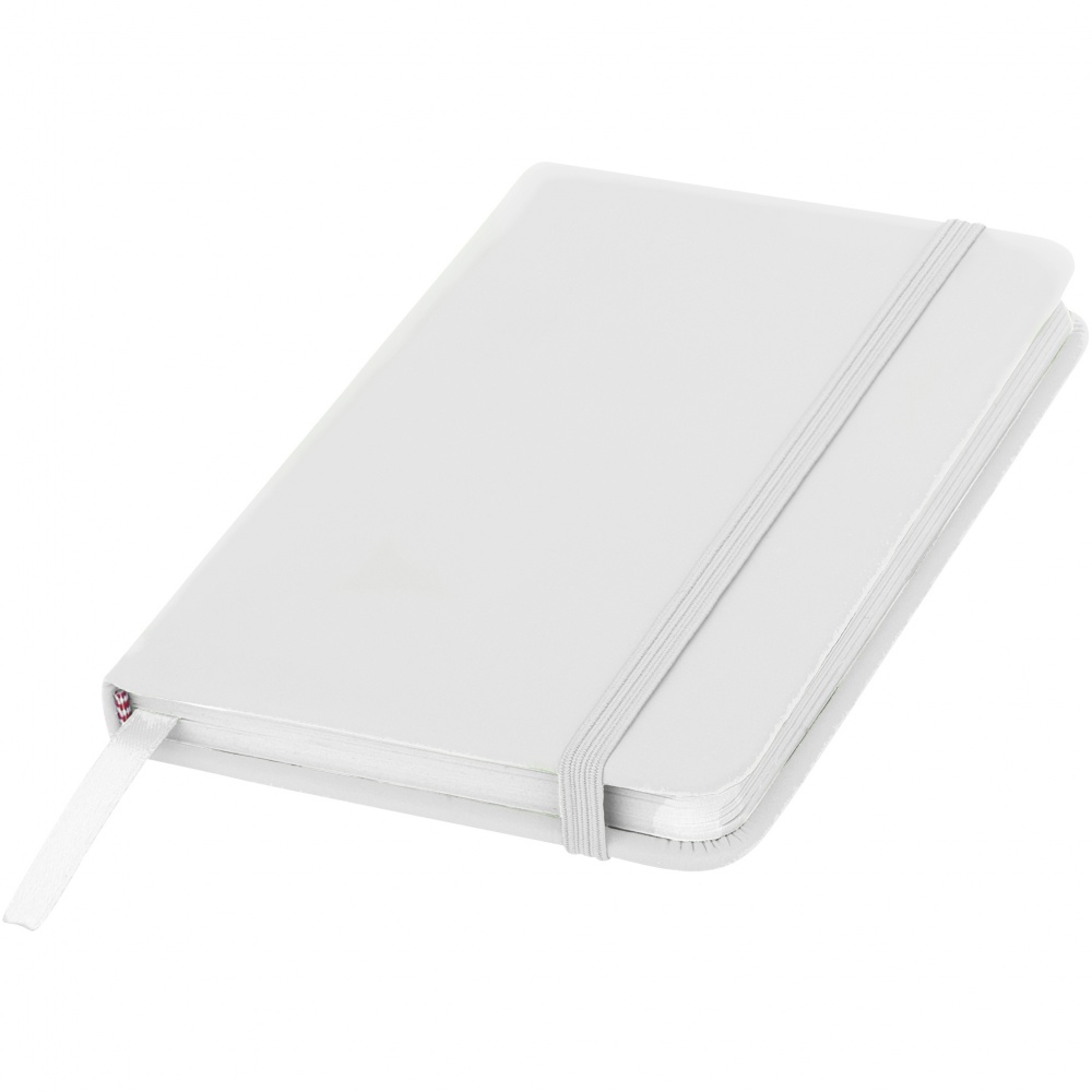 Logo trade promotional item photo of: Spectrum A6 Notebook, white