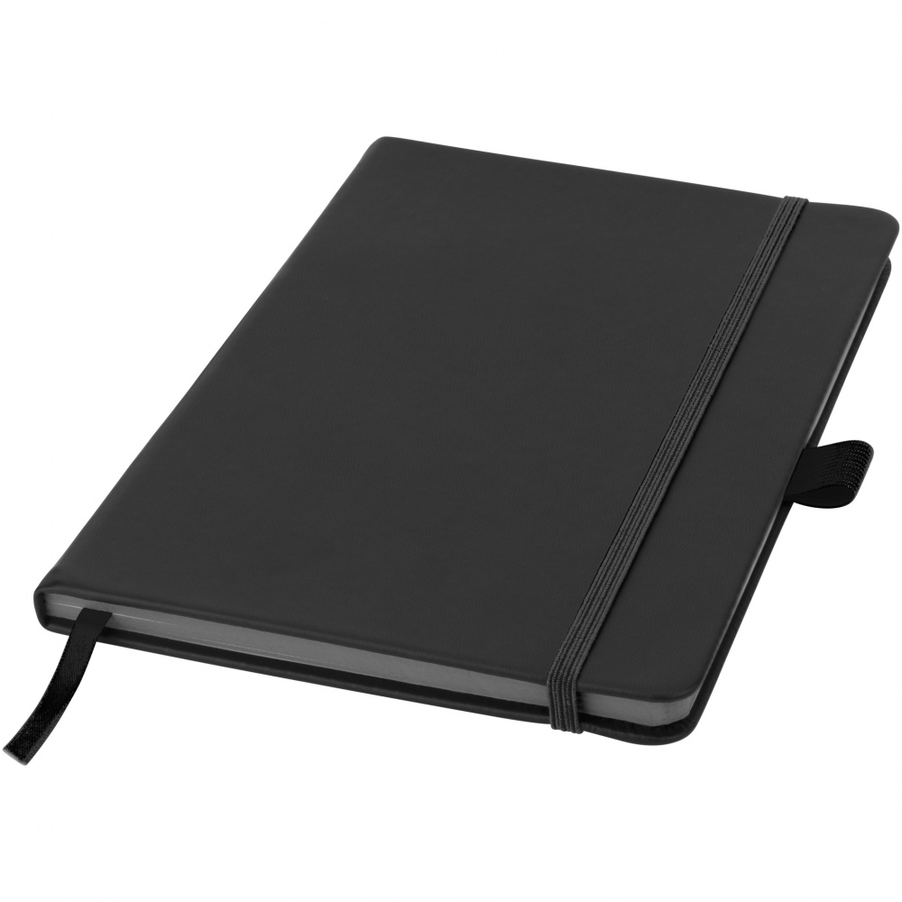 Logotrade promotional giveaway picture of: Colour Edge A5 Notebook, black