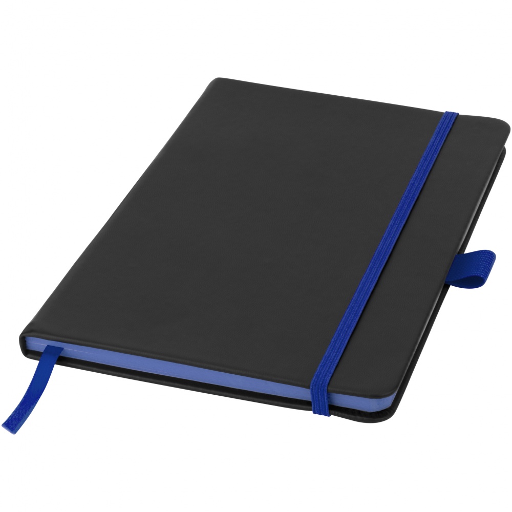 Logotrade promotional giveaway image of: Colour Edge A5 Notebook, blue