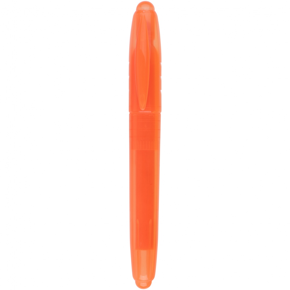 Logo trade promotional products image of: Mondo highlighter, orange