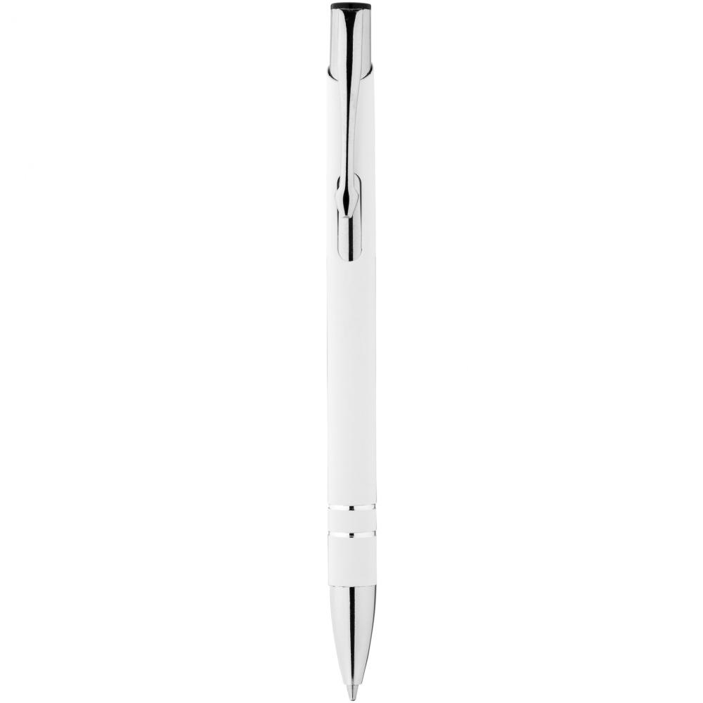 Logo trade promotional giveaways image of: Corky ballpoint pen, white