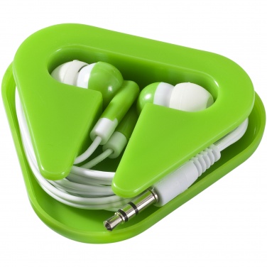 Logo trade promotional items image of: Rebel earbuds, light green