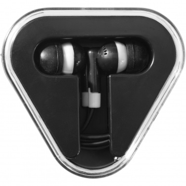 Logo trade promotional gifts image of: Rebel earbuds, black