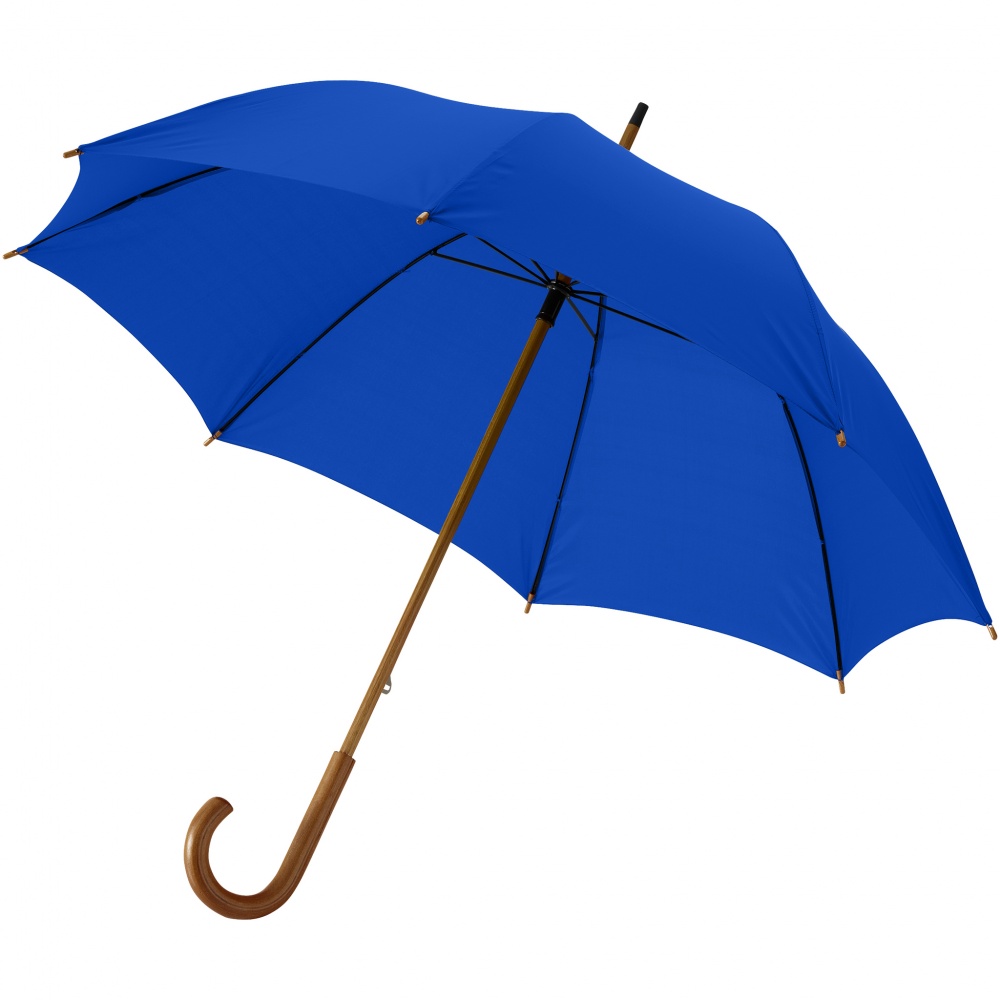 Logo trade promotional giveaways picture of: 23'' Jova classic umbrella, blue