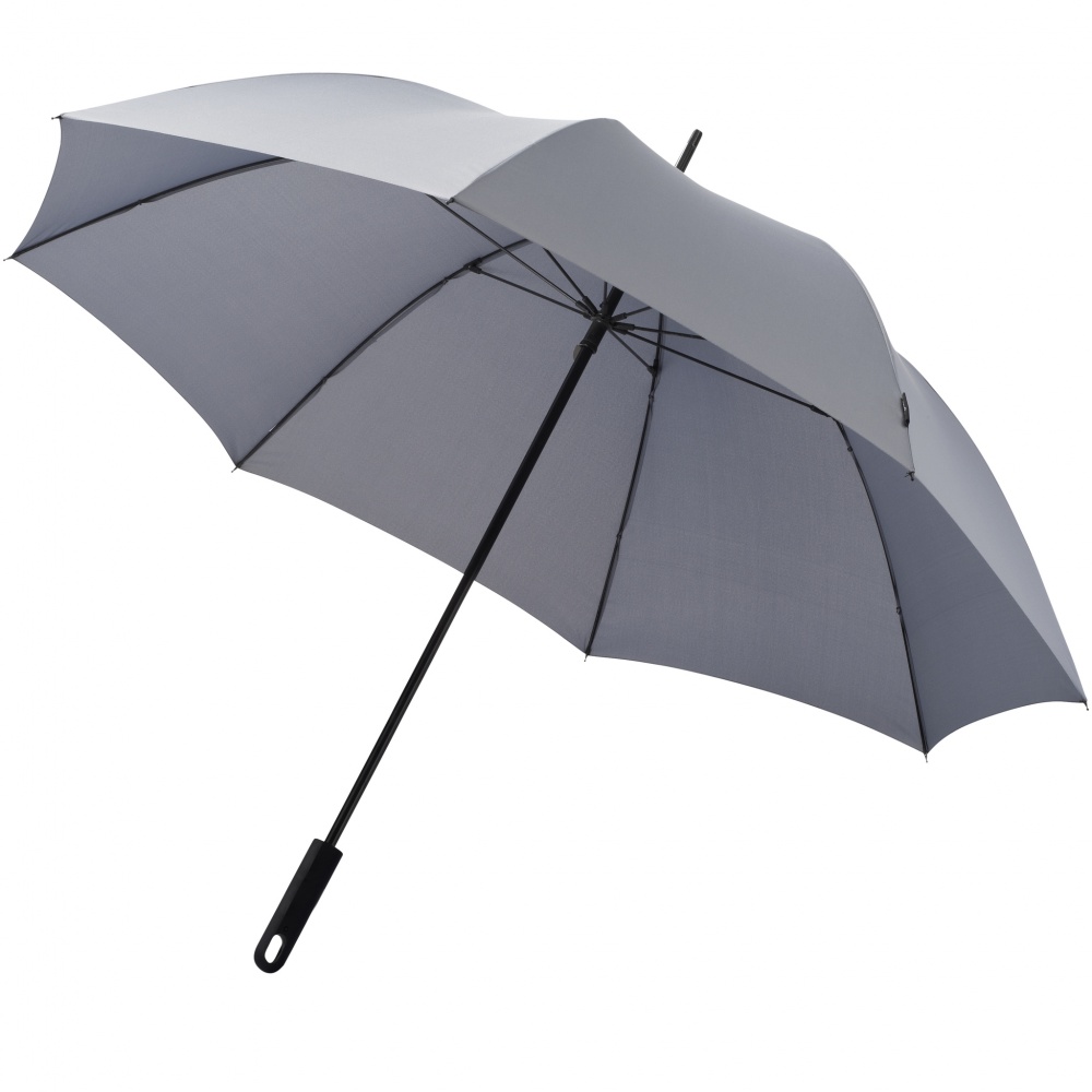 Logo trade promotional items image of: 30" Halo umbrella, grey