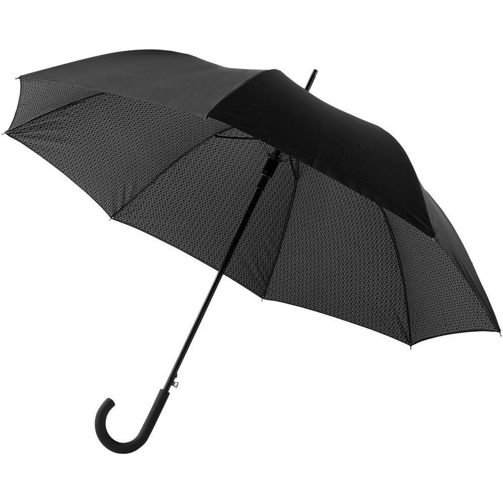 Logo trade promotional items image of: Cardew 27" Double layer auto open umbrella, black