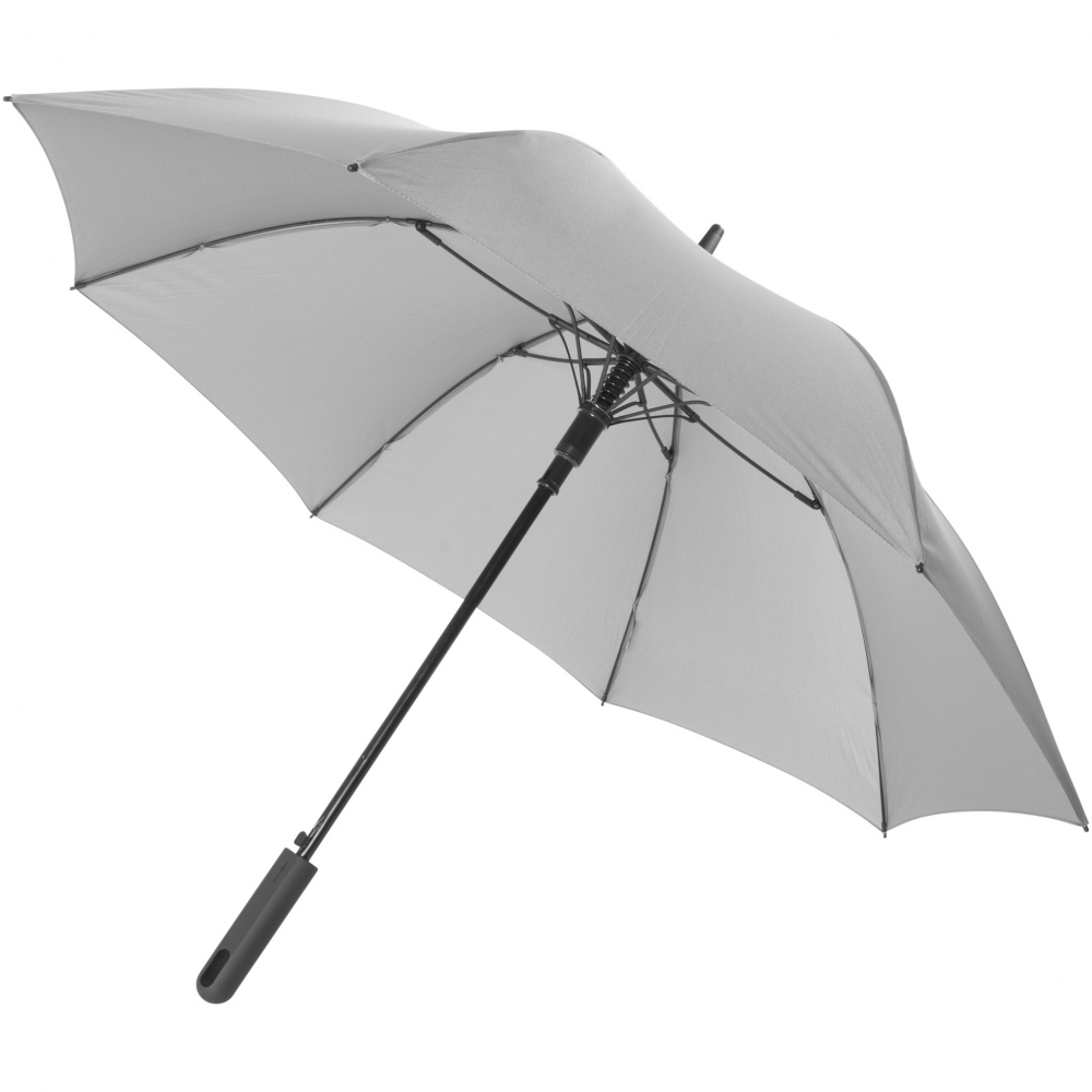 Logo trade advertising products image of: 23" Noon automatic storm umbrella, grey