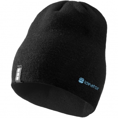 Logo trade promotional products picture of: Level Beanie, black