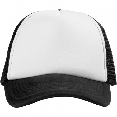 Logo trade promotional gift photo of: Trucker 5-panel cap, black