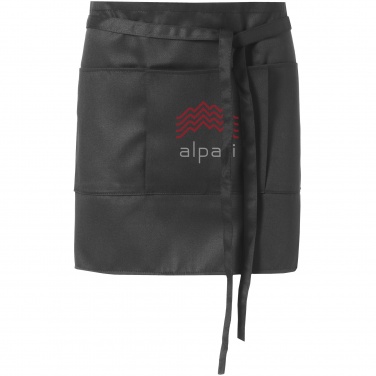 Logo trade corporate gifts image of: Lega short apron, black